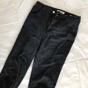 PacSun faded black mom jeans
